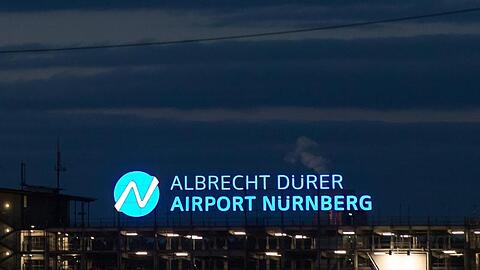 Blick auf den Albrecht-Dürer-Airport Nürnberg am 11.04.2017 in Nürnberg (Bayern). Foto: Daniel Karmann/Archivbild