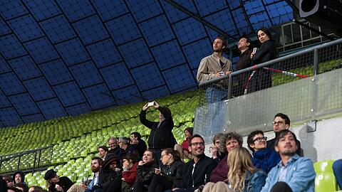 Nicht viel los bei der PAM-Eröffnung im Olympiastadion.