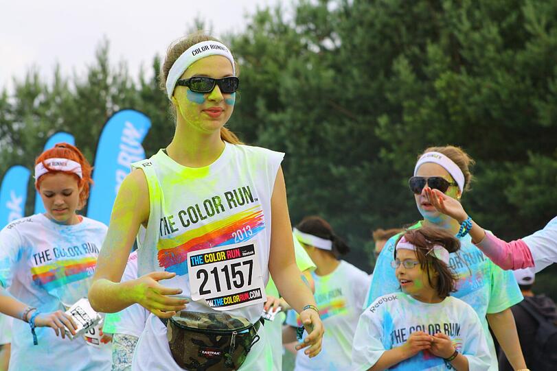 Bunter geht's nicht: Der Color Run in Riem. Die Bilder.