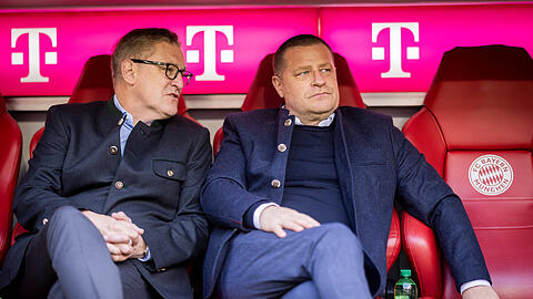 Die Bayern um CEO Jan-Christian Dreesen und Sportboss Max Eberl erhalten f&uuml;r die WM-Abstellung zahlreicher Stars eine Millionenzahlung.