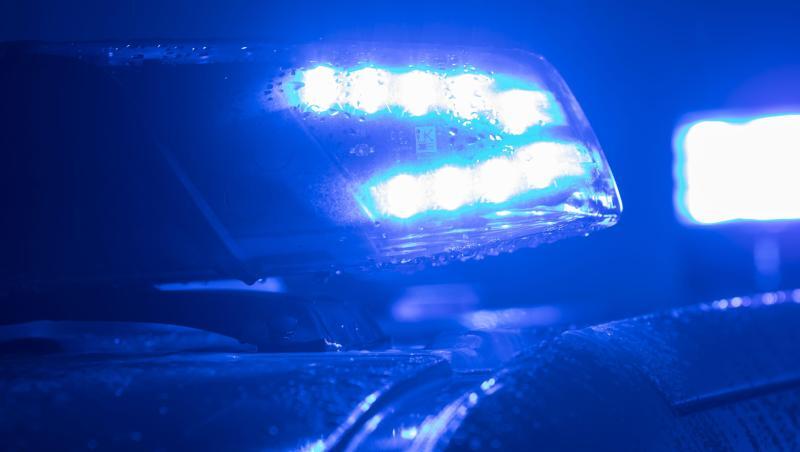 Blaulicht der Polizei leuchtet im Dunkeln. Foto: Jens Büttner/zb/dpa/Symbolbild Blaulicht der Polizei leuchtet im Dunkeln. Foto: Jens Büttner/zb/dpa/Symbolbild