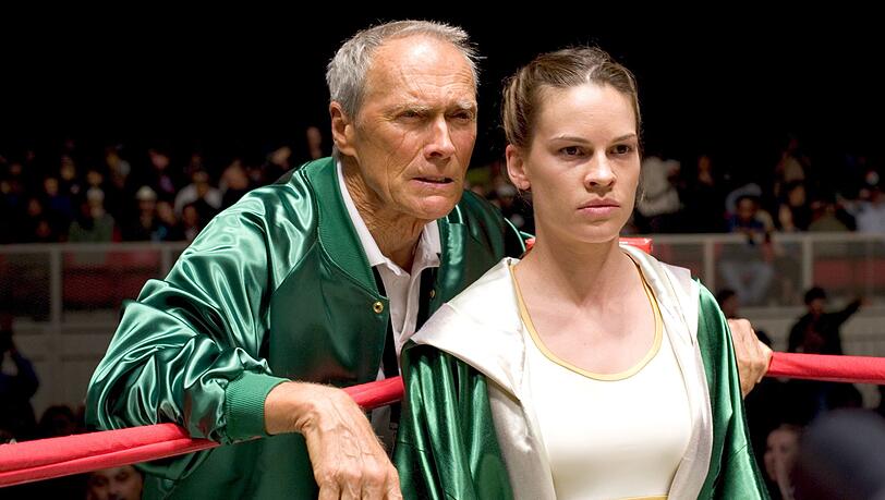 Nach seiner anfänglichen Skepsis feiert Frank (Clint Eastwood) mit Maggie (Hilary Swank) die ersten Erfolge. Mit "Million Dollar Baby" (5. September, 20.15 Uhr, ZDFNeo) gelang Regisseur Eastwood ein Meisterwerk. Nach seiner anfänglichen Skepsis feiert Frank (Clint Eastwood) mit Maggie (Hilary Swank) die ersten Erfolge. Mit "Million Dollar Baby" (5. September, 20.15 Uhr, ZDFNeo) gelang Regisseur Eastwood ein Meisterwerk.