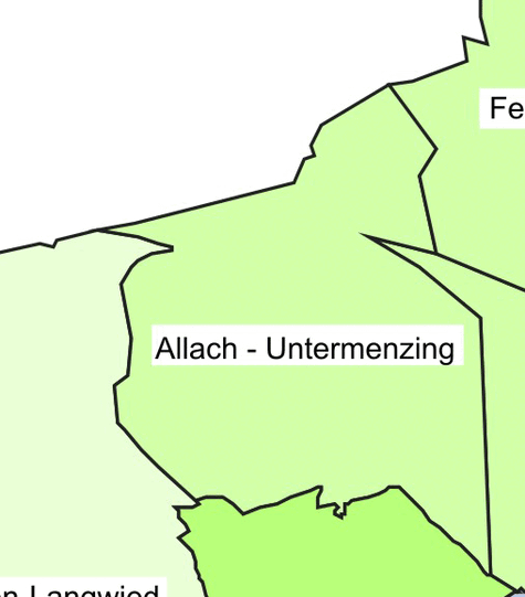 Allach-Untermenzing - Miet-Schnitt: 11,20 Euro/m2 Die Mieten sind moderat, Familien gefällt es hier. Die meisten Menschen sind hier in ihren 40ern. Unter 18-Jährige gibt es aber wenige. Der Stadtteil wird älter. Neu gebaut wird auf dem Westareal Gerberau und dem Diemalt-Gelände. Hier wird es auch jüngere Familien hinziehen. Trotzdem entwickelt sich das Viertel eher gemächlich.