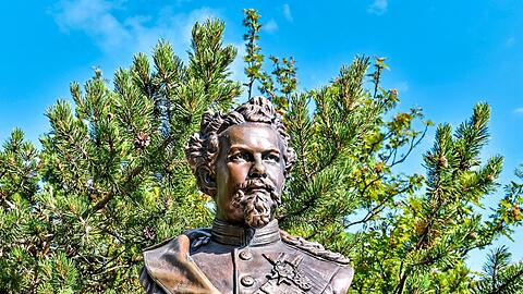 Eine Büste am Herzogstand: König Ludwig II.