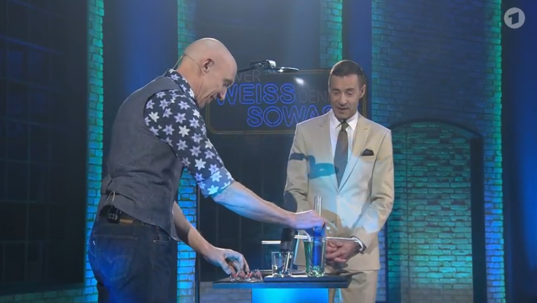 Marcus Weber und Kai Pflaume lieferten sich bei "Wer wei&szlig; denn sowas" einen am&uuml;santen Schlagabtausch.