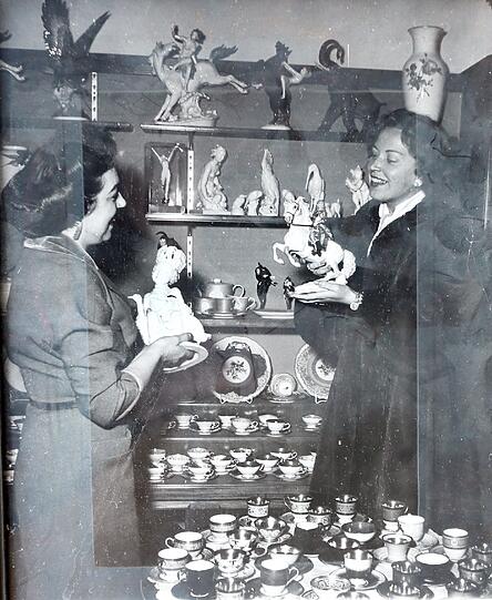Ingeborg Kuchenreuther mit einer echten Prinzessin.