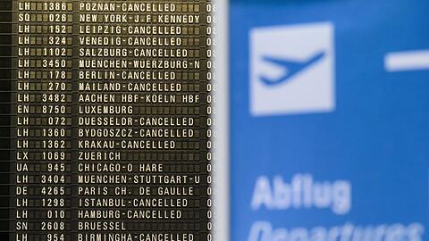 Hunderte Fl&uuml;ge der Lufthansa sind erneut gestrichen.