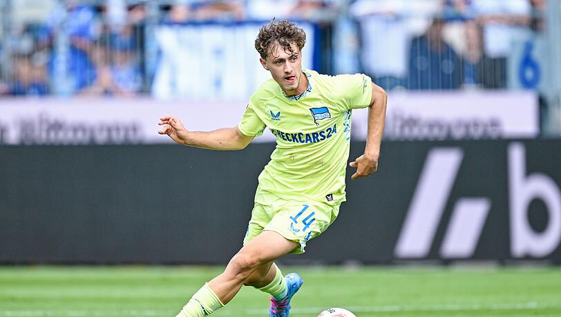Mit Elversberg in der Bundesliga: Maurice Krattenmacher (Archivbild).