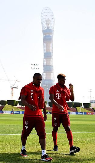 Die Bayern in der Wüste: Sehen Sie hier die besten Bilder des Trainingslagers in Doha.