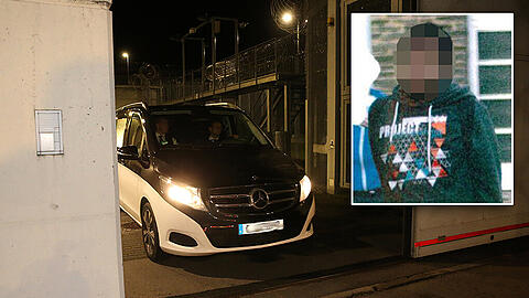 Dschaber al-Bakr beging Selbstmord: In der Nacht auf Donnerstag fuhr in der JVA Leipzig ein Leichenwagen vor - Die Bilder.