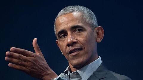 Barack Obama war zu Gast auf der Gründermesse "Bits & Pretzels" in München.