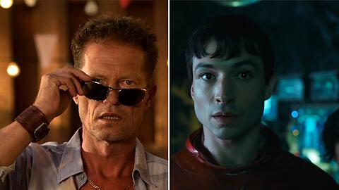 Til Schweiger (l.) und Ezra Miller sorgten auch abseits der Leinwand für Negativschlagzeilen.