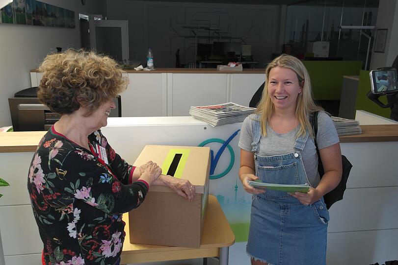 Geschafft! In der Box der MVV-Geschäftstelle in der Thierschstraße landeten die ausgefüllten Teilnahmezettel.