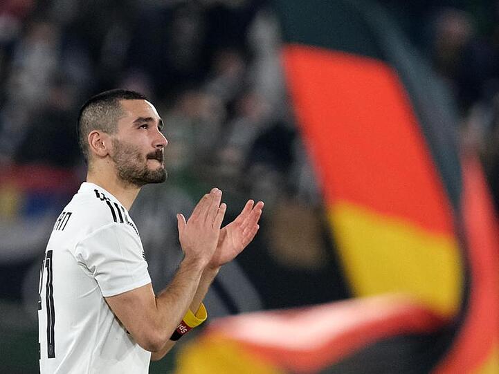 Ilkay Gündogan trug im DFB-Team erstmals die Kapitänsbinde.