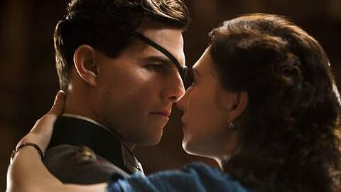 Stauffenberg und seine Frau Nina Schenk, Filmszene mit Tom Cruise und Carice von Houten.