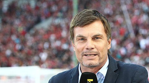 Thomas Helmer, ehemaliger Profi beim FC Bayern, steht seit 2002 im Dienste des Journalismus vor der Kamera