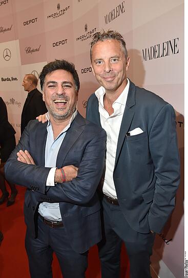 Shan Rahimkhan und Patrick Graf von Faber-Castell
