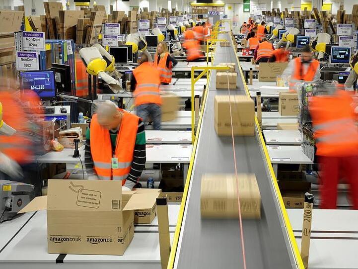 Amazon-Logistikzentrum in Pforzheim.