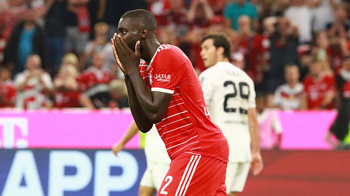 Dayot Upamecano patzte vor Gladbachs Führungstreffer.