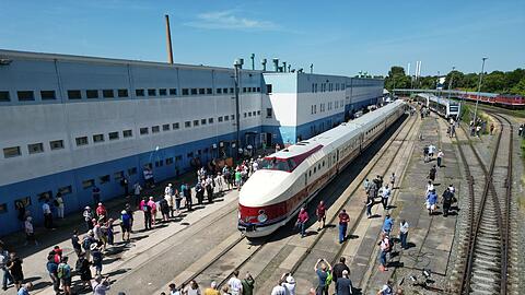 Der SVT Görlitz stand im Mittelpunkt des Tages der offenen Tür in Halberstadt.