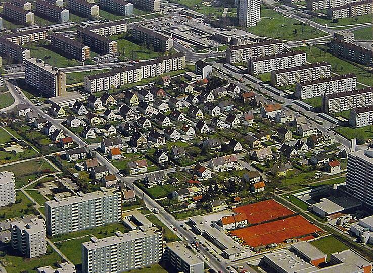 Die Siedlung Neu-Hasenbergl wird 50 Jahre alt. dazu gibt es eine Ausstellung.