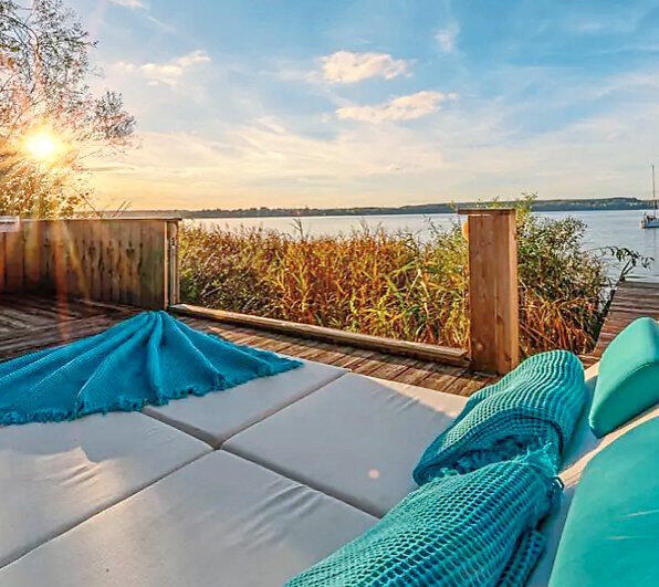 Von der Villa am Ammersee gibt es keine Fotos – nur vom Ausblick.