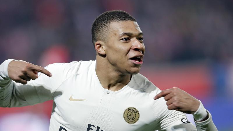 Kylian Mbappé von Paris Saint-Germain. Foto: Christophe Ena/AP Kylian Mbappé von Paris Saint-Germain. Foto: Christophe Ena/AP