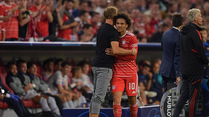 Leroy Sané wurde gegen den FC Barcelona ausgewechselt und war danach richtig wütend.