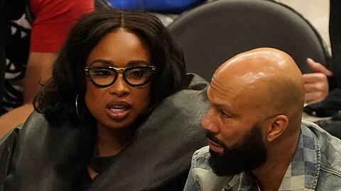 Common und Jennifer Hudson zeigten sich schon mehrfach gemeinsam in der Öffentlichkeit. Hier bei einem NBA-Spiel im letzten Jahr in Los Angeles.