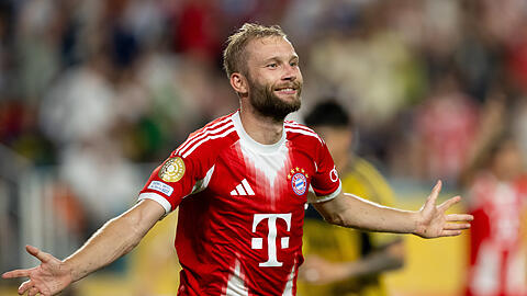 Konrad Laimer hat seinen Stammplatz beim FC Bayern sicher.