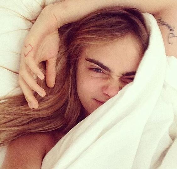 Cara Delevingne.