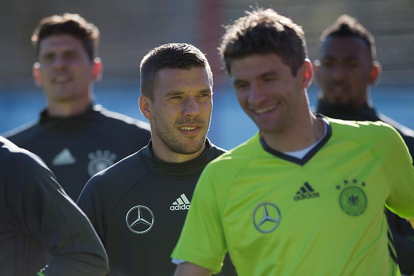 Die Bilder vom DFB-Training beim FC Bayern.