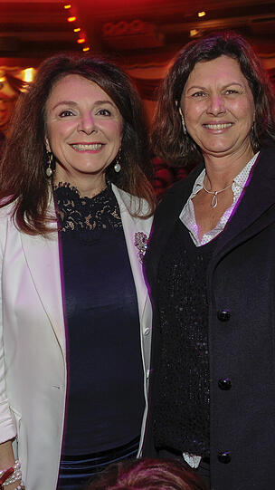 Uschi Dämmrich von Luttiz und Ilse Aigner.