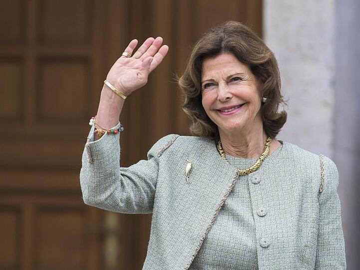 Königin Silvia von Schweden im Jahr 2019 bei einem Besuch in ihrer Geburtsstadt Heidelberg.