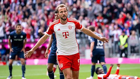 Erzielte einen Dreierpack gegen Bochum: Harry Kane.