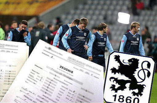 Die AZ vergibt Zensuren für den TSV 1860. Hier die Noten in der Bilderstrecke!