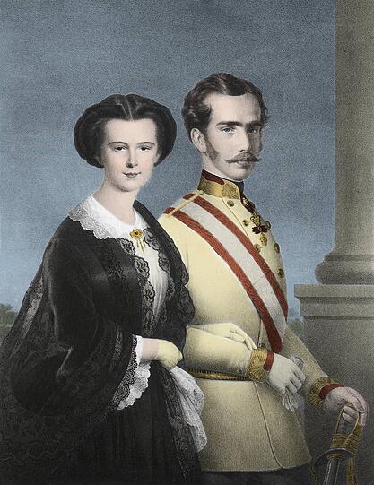 Berühmte Roeckl-Kunden: Kaiserin Sissi und Kaiser Franz Joseph I.