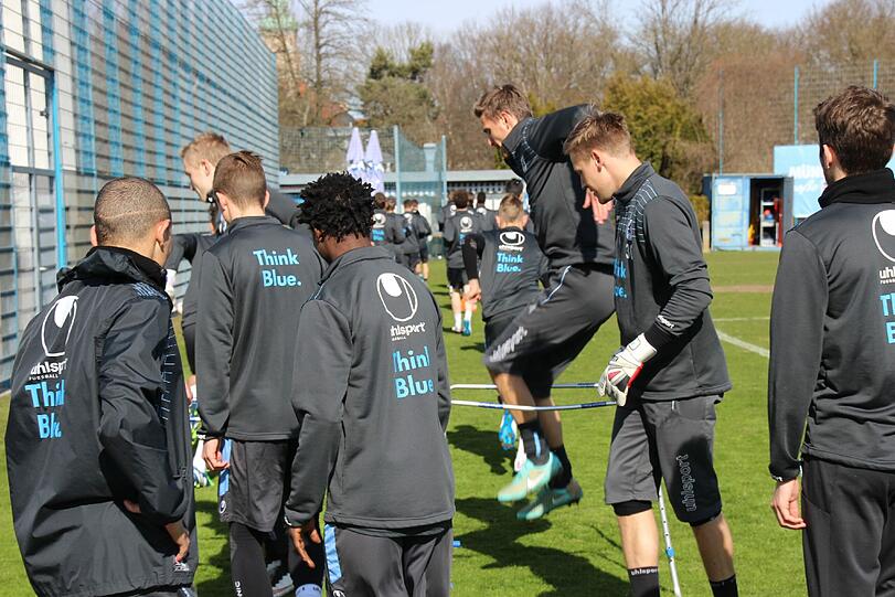 Die Bilder vom Abschlusstraining vor dem Heimspiel gegen den SV Sandhausen.