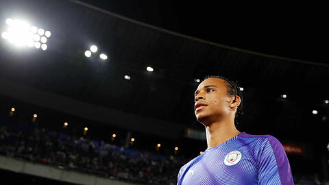 Leroy Sané, derzeit noch bei Manchester City unter Vertrag.