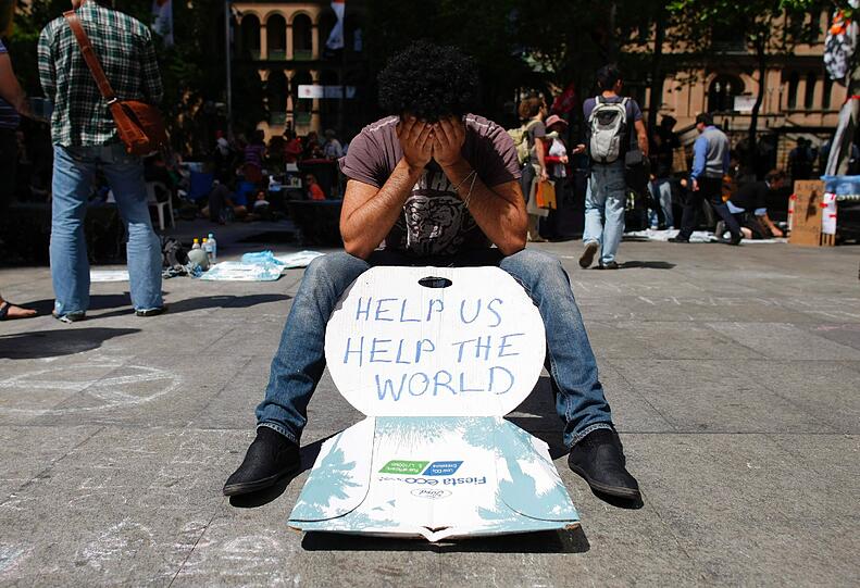 Occupy Sydney: Proteste gabe es unter anderem auch in Australien.