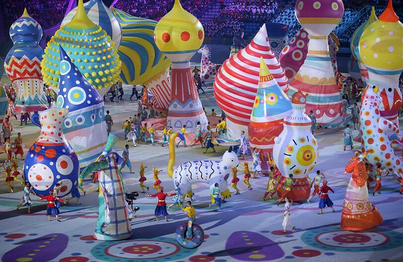 Weitere Bilder von der Eröffnungsfeier der Olympischen Spiele in Sotschi!