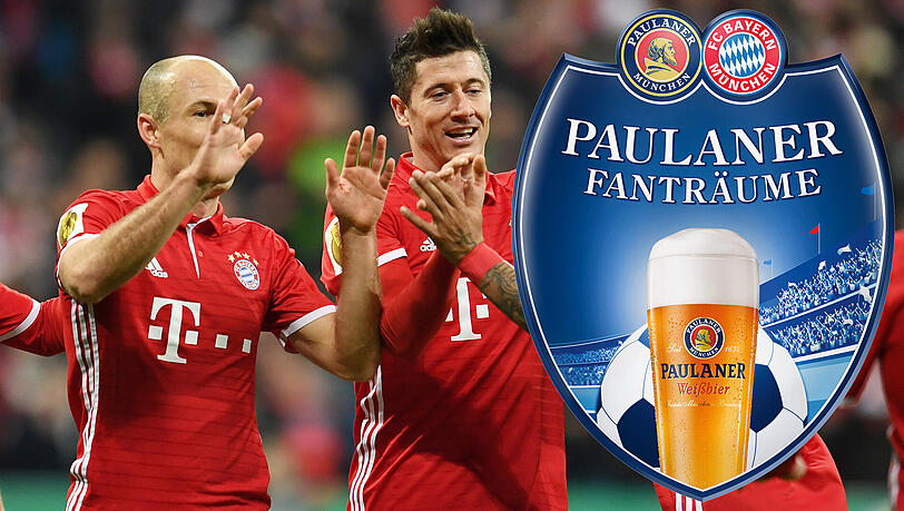 Mit den „Paulaner Fanträumen“ werden Wünsche wahr. Mit den „Paulaner Fanträumen“ werden Wünsche wahr.