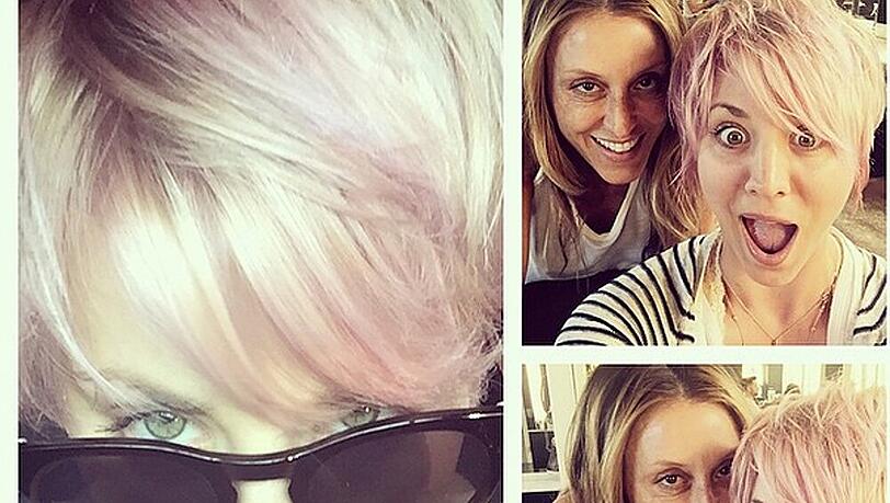 Kaley Cuoco setzt auf die Trendfarbe Pink Kaley Cuoco setzt auf die Trendfarbe Pink