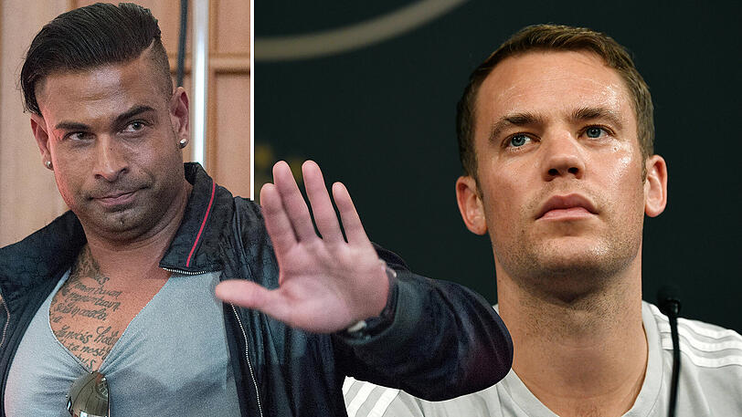 Tim Wiese (L.) kritisiert seinen Ex-Kollegen Manuel Neuer.