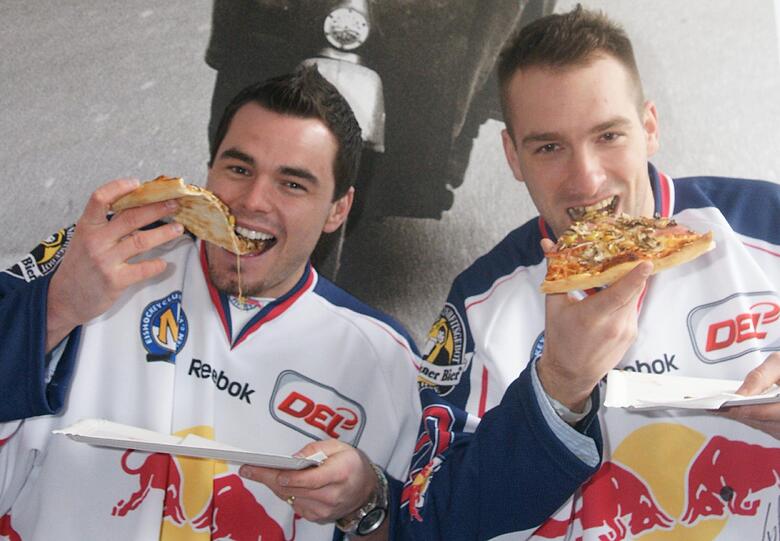 Brent Aubin und Lubor Dibelka bei Pizza Avanti.