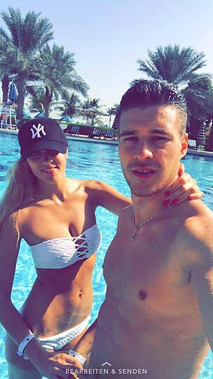 Sabrina Rosopulo und Giuseppe Leo im Urlaub