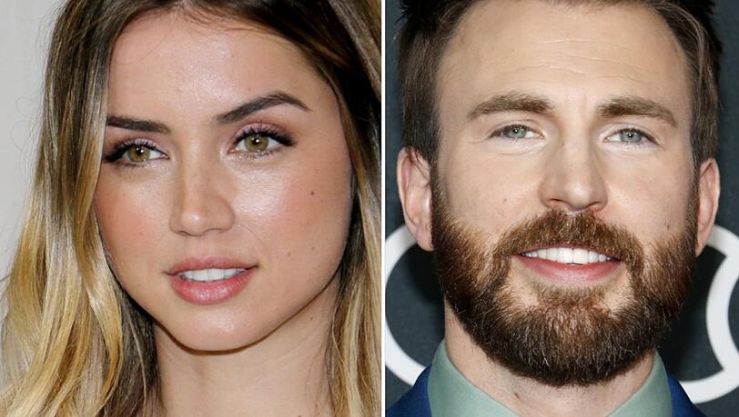 Die romantische Actionkomödie "Ghosted" mit Ana de Armas (l.) und Chris Evans scheint den Razzies-Verantwortlichen besonders schlecht gefallen zu haben.