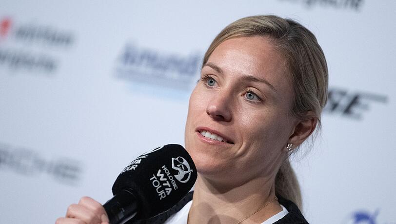 Tennisspielerin Angelique Kerber stand vor ihrem Stuttgart-Auftritt Rede und Antwort.