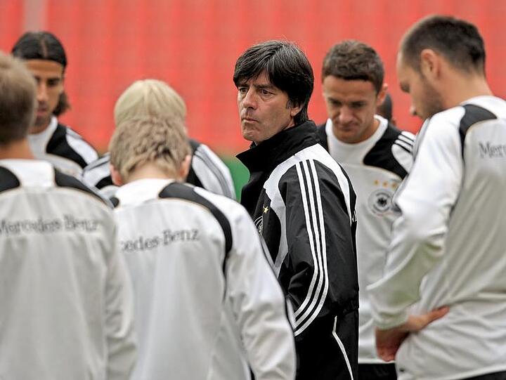 Die National-Elf beim Training