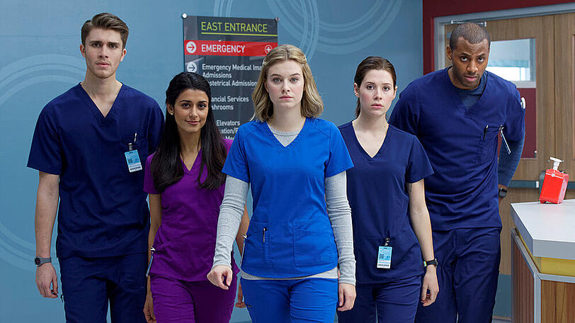 Die Stars der neuen Krankenhaus-Serie "Nurses".